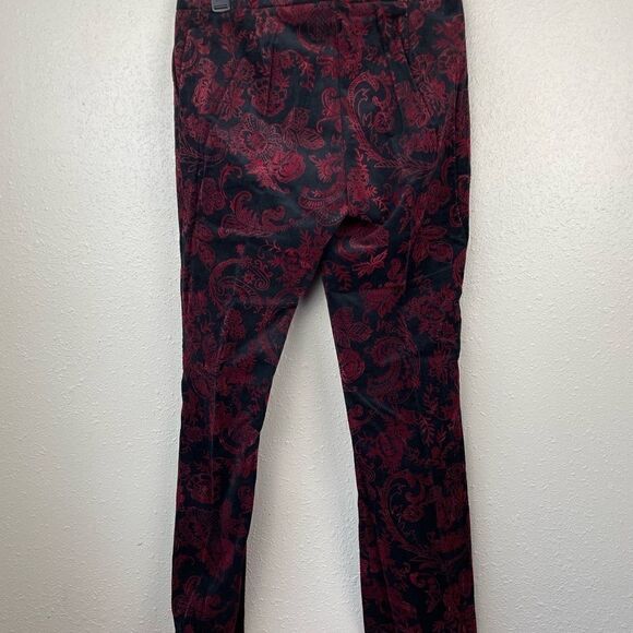 Karen Kane Black and Red Corduroy Pants Size 8 EUC - Picture 6 of 6